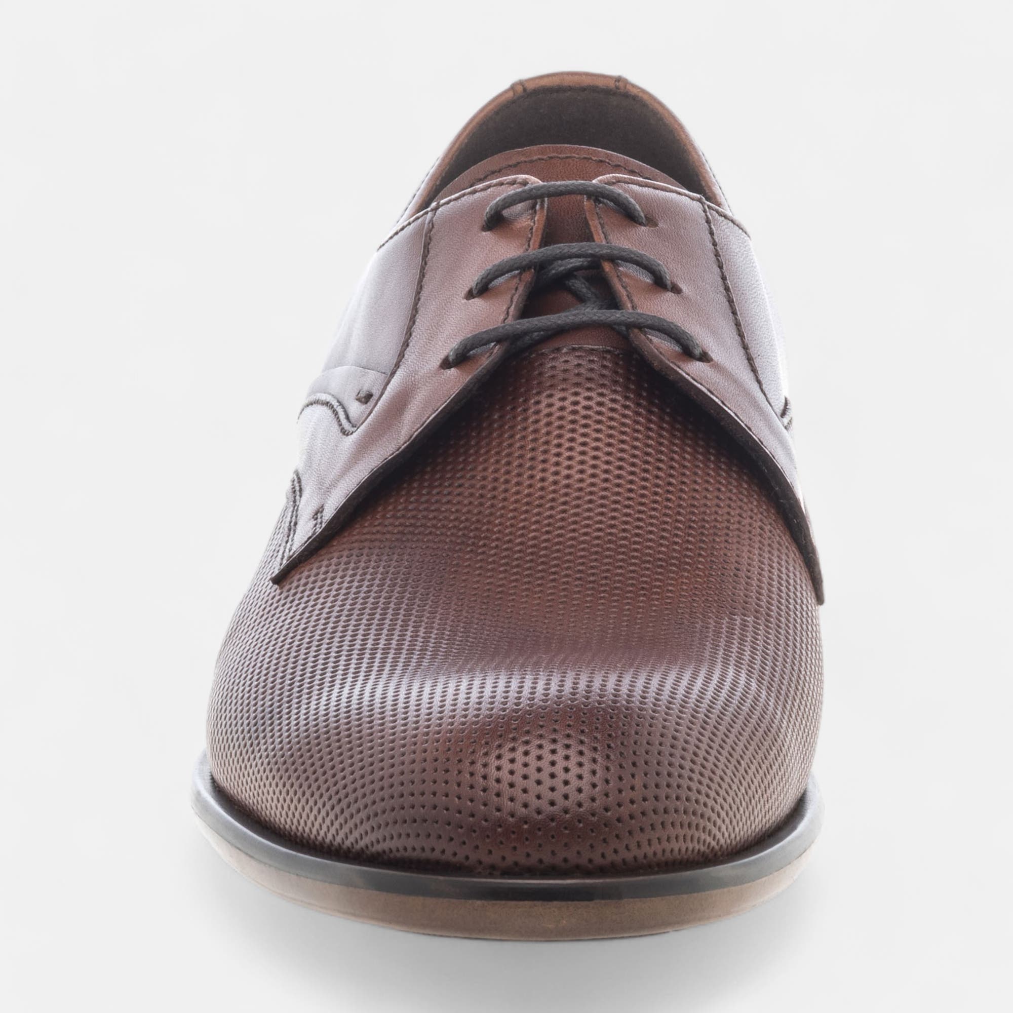 Derbies Homme en cuir marron