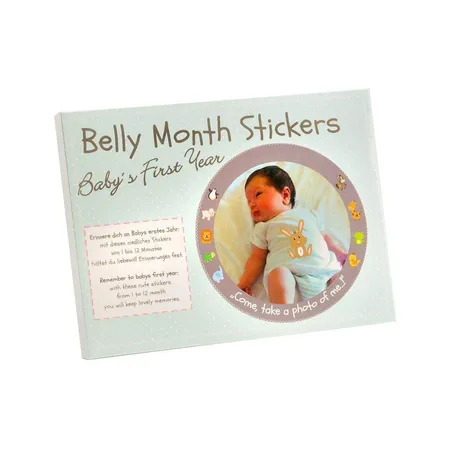 Triple-A-Toys Babysticker Meilensteine, 12 Sticker mit Tiermotiv