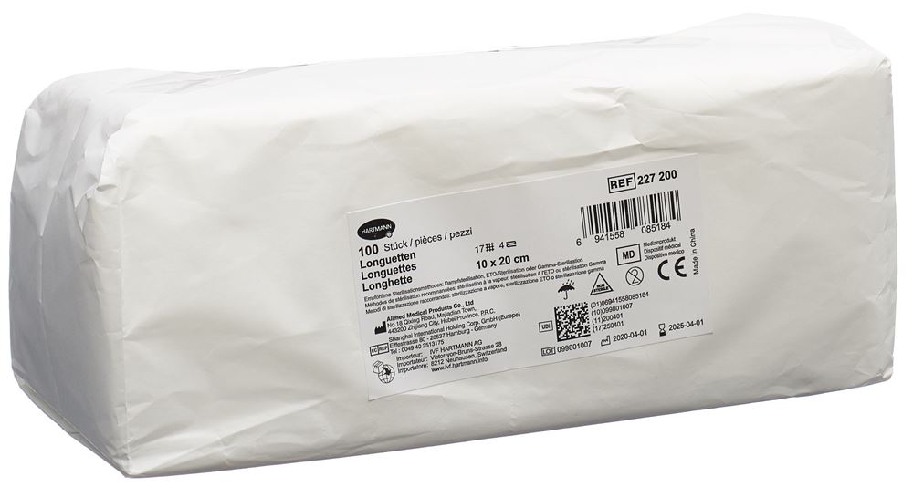 IVF Longuetten Typ 17 10x20cm 4 fach Btl 100 Stk