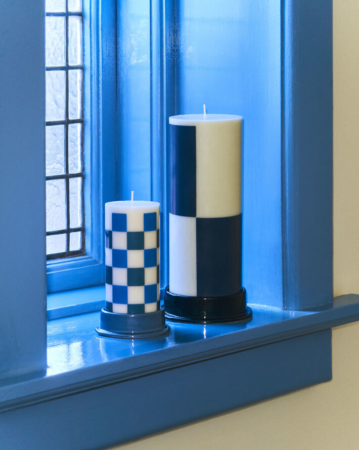 Hay Column Candleholder-Small