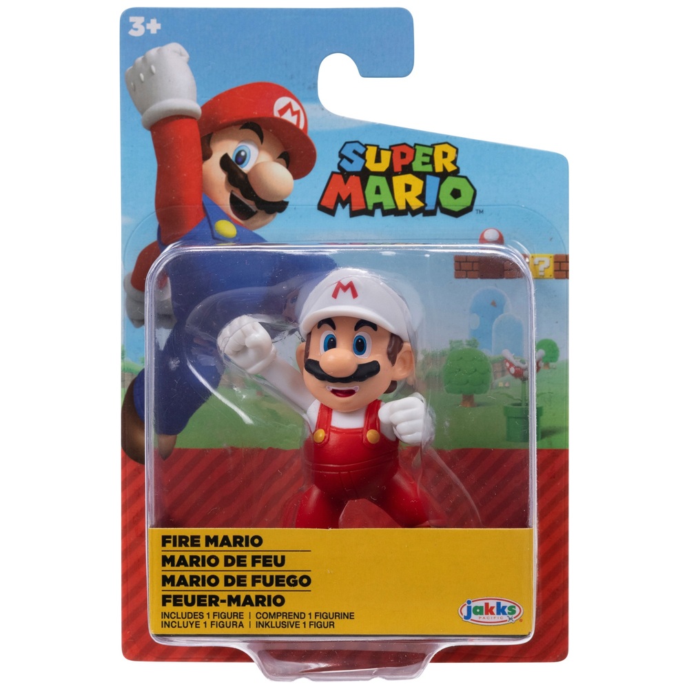 Nintendo Super Mario 6 cm Fire Fist Bump Mario Figur