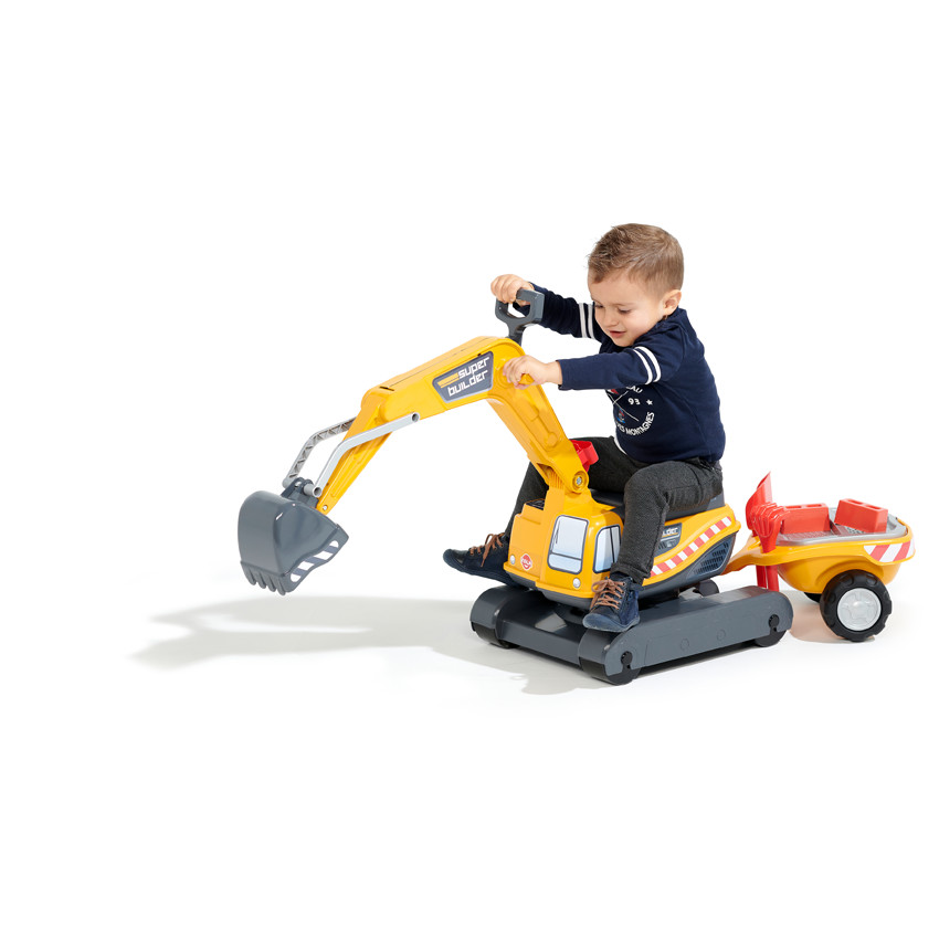 Pelleteuse Super Builder avec remorque