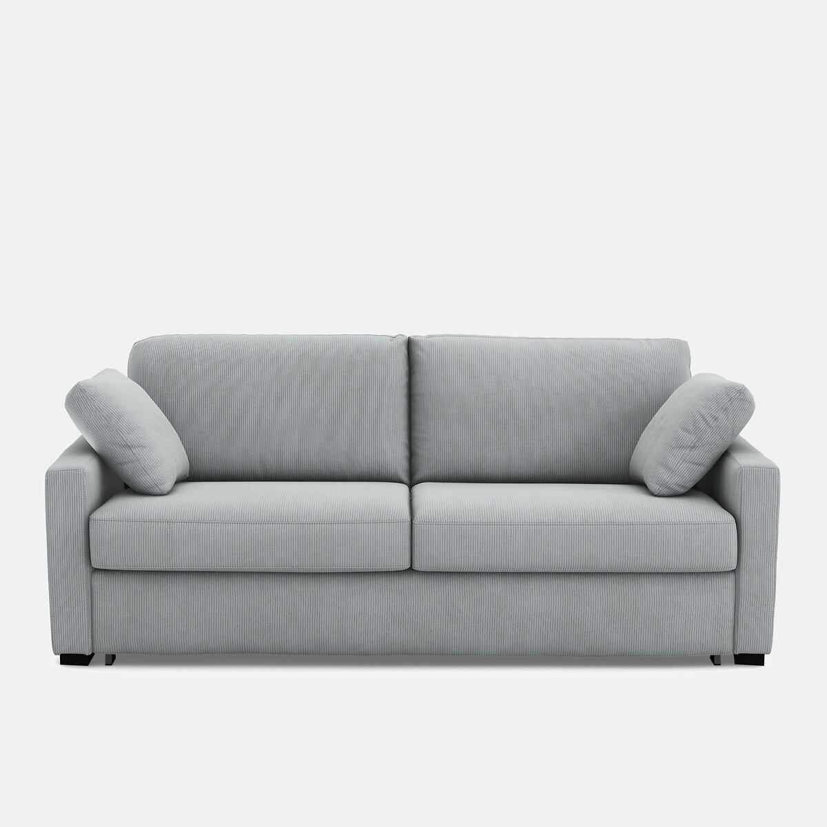 LA REDOUTE INTERIEURS<br>Sofá cama de veludo fino, espuma, Timor