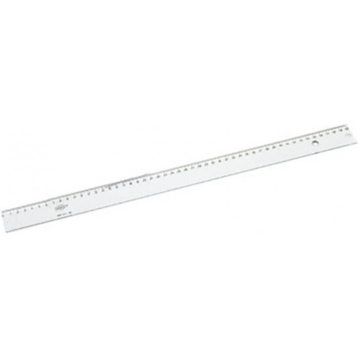 Regle faibo plastique incolore 50 cm
