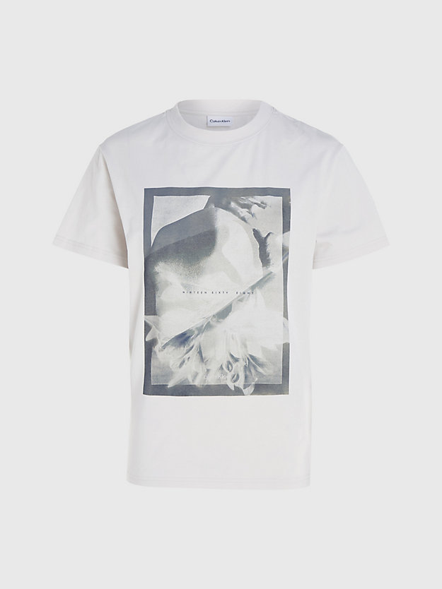 Camiseta estampada de modelagem relaxada