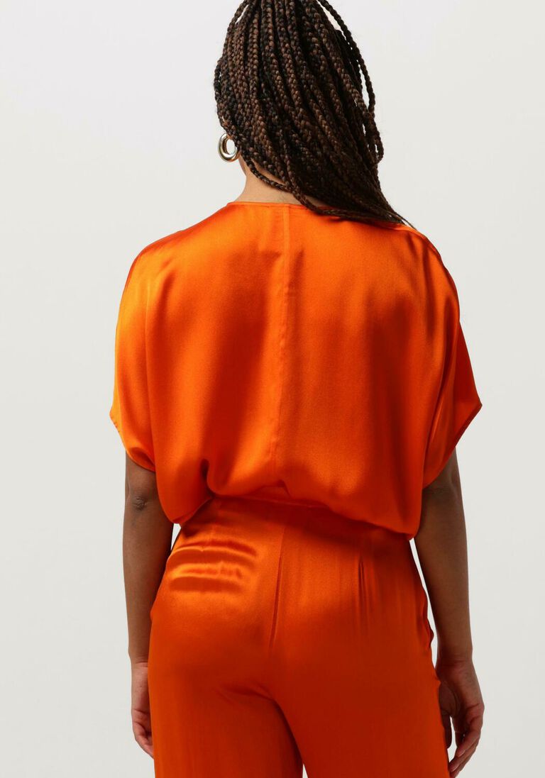 SEMICOUTURE oranje semicouture blouse gabrielle blouse
