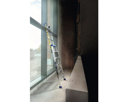 WERNER Leansafe X3 uitschuif- of trapladder, 2 x 5 sporten, werkhoogte 3,7 m