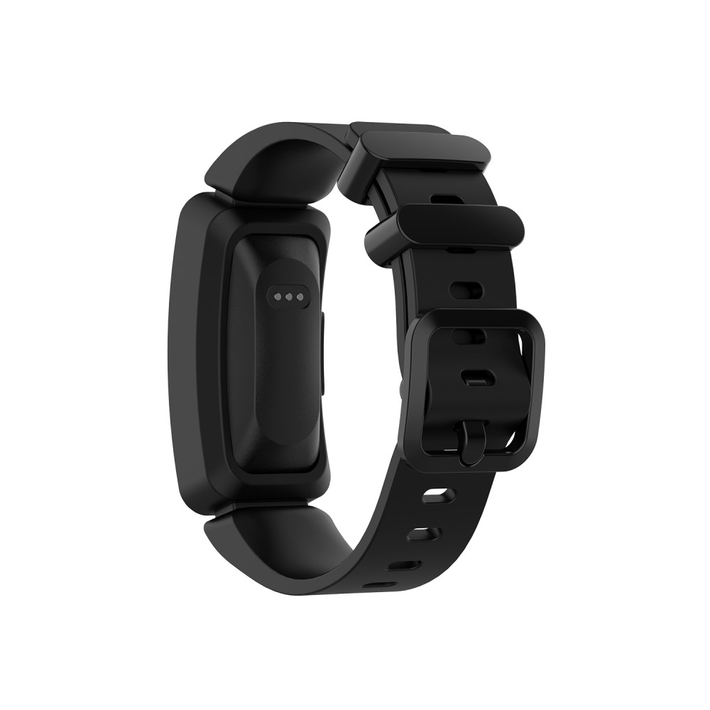 (Gr. XS) Fitbit Ace 2 Ersatz Silikon Armband (Gelenkumfang 145-210mm) - Schwarz