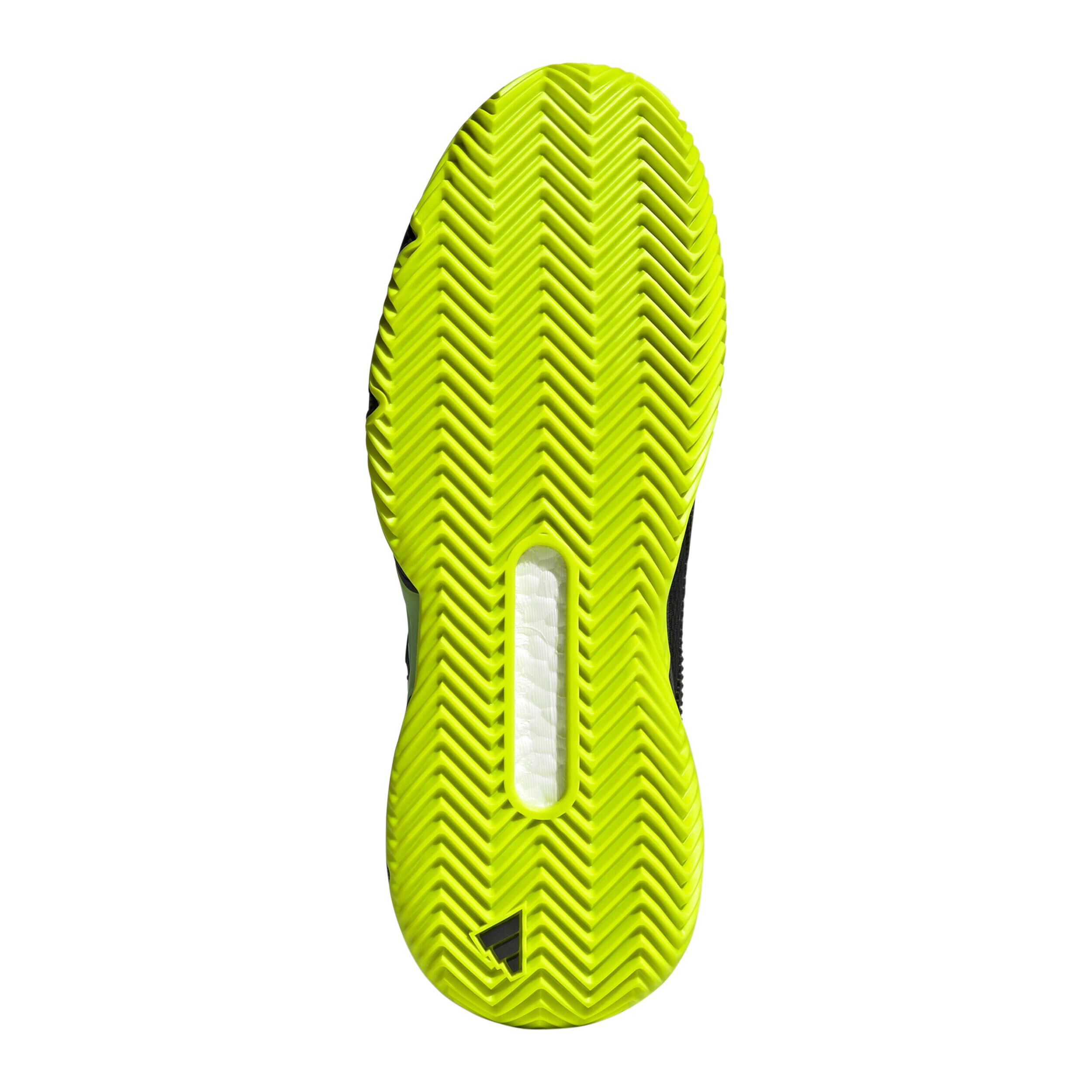 adidas Solematch Control 2 Chaussure Terre Battue Hommes - Noir , Jaune Lemon