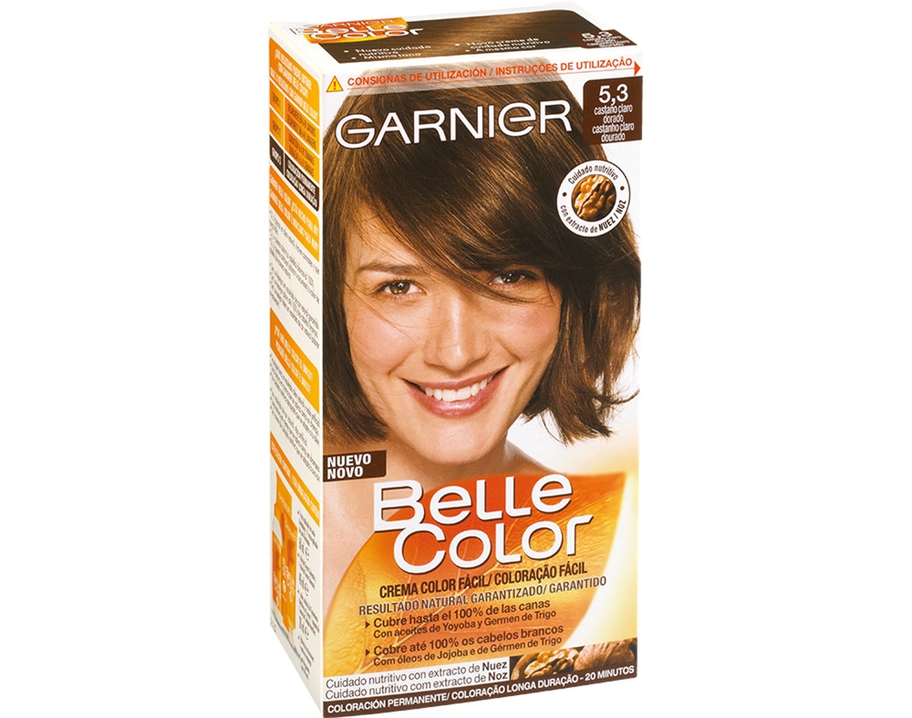 COLORAÇÃO BELLE COLOR LONGA DURAÇÃO Nº5.3 CASTANHO CLARO DOURADO UN