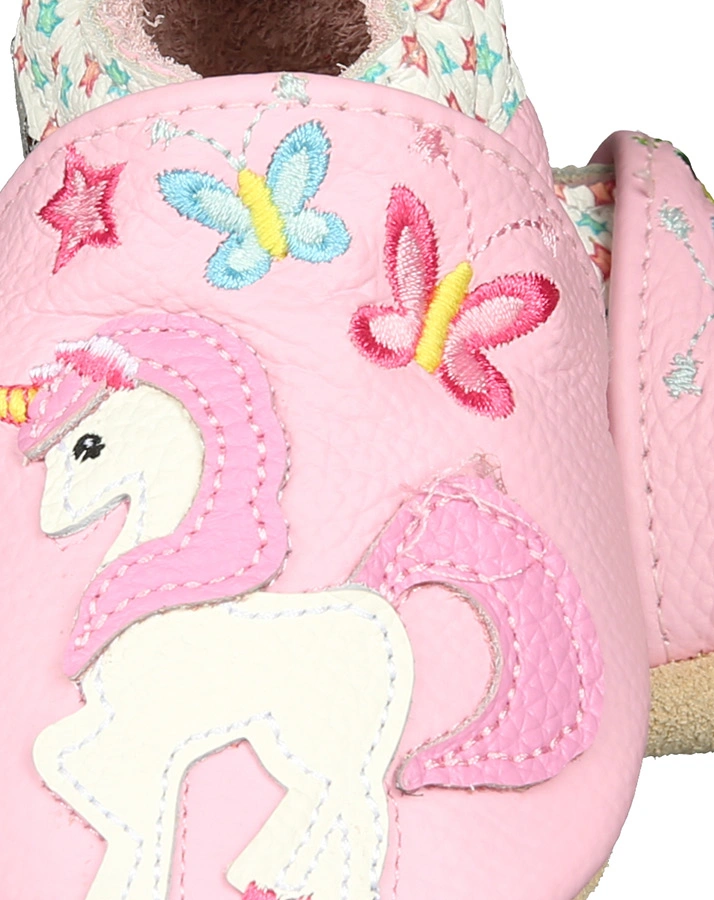 Krabbelschuhe CLASSICZ MAGIC UNICORN in rosa