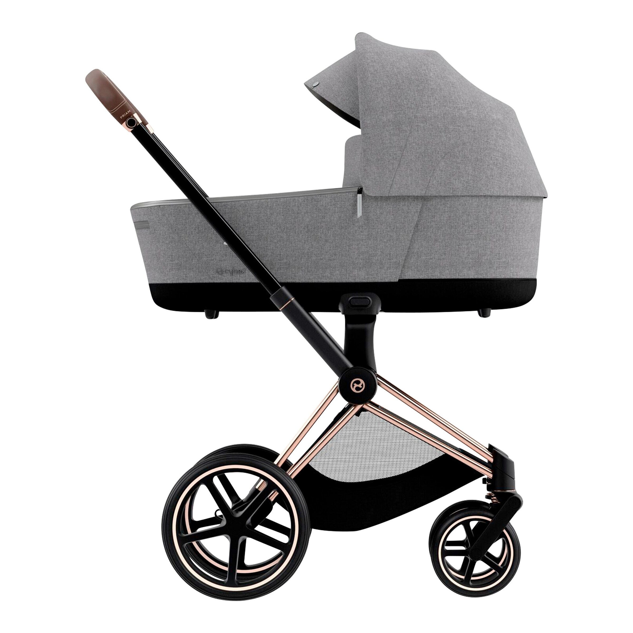 Cybex - PLATINUM Lux Tragewanne Plus für Priam, e-PRIAM manhattan grey