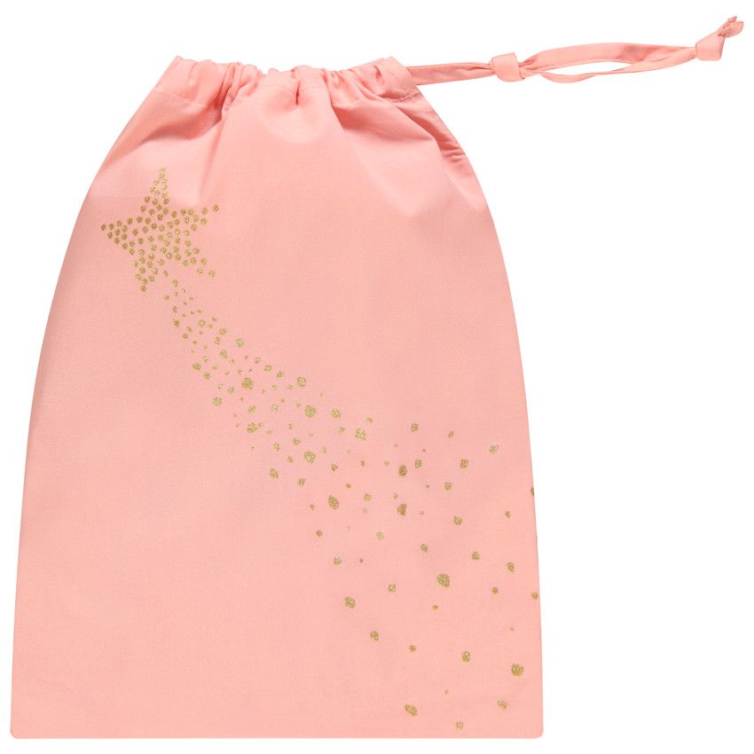 Parure de lit avec housse de couette et taie d'oreiller Magic bird - Rose