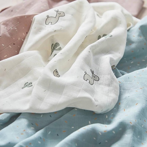 Lot de 3 langes GOTS Lalee Rose - DONE BY DEER