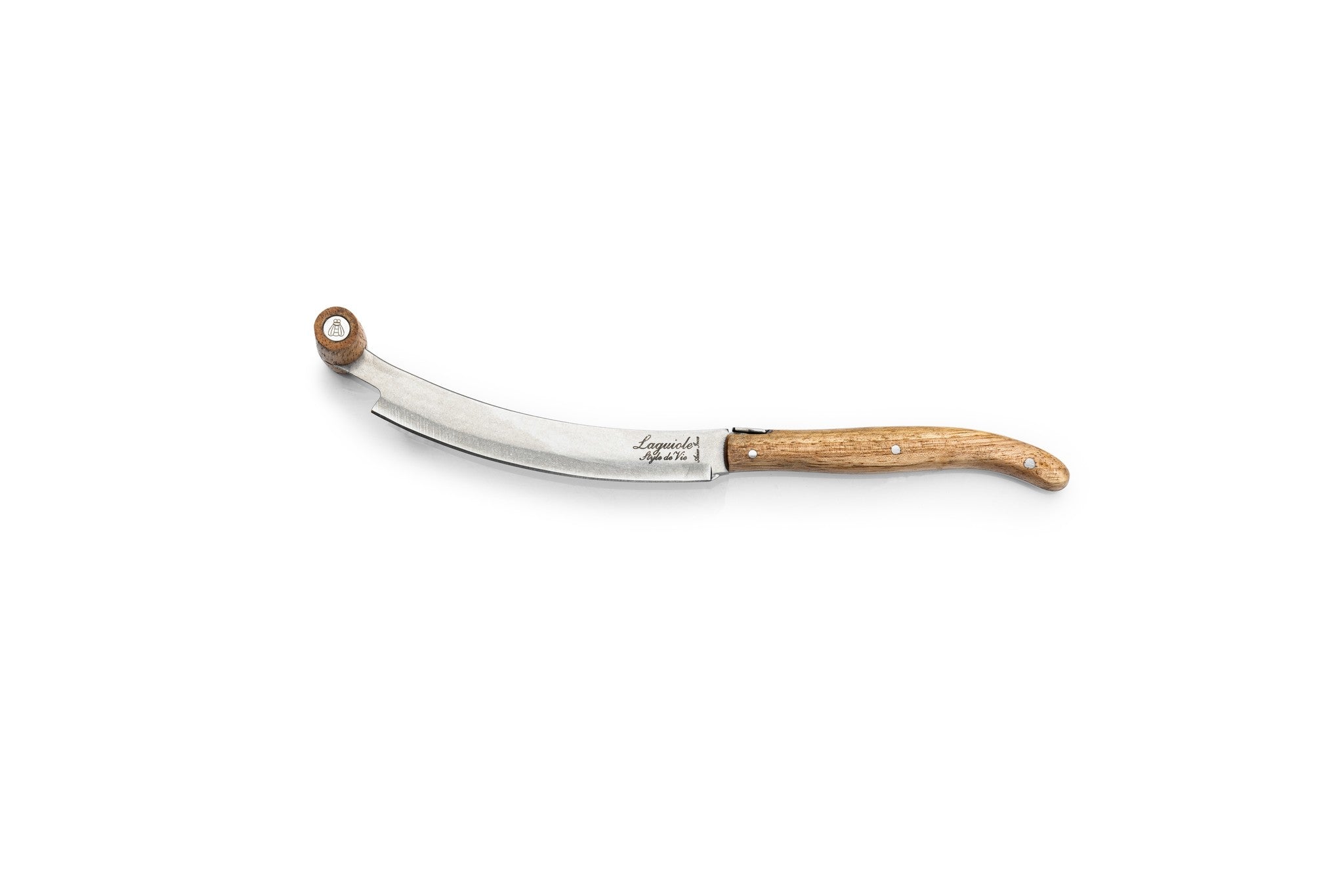 Laguiole Style de Vie Luxury Line kaasmessenset 3-delig, eikenhout