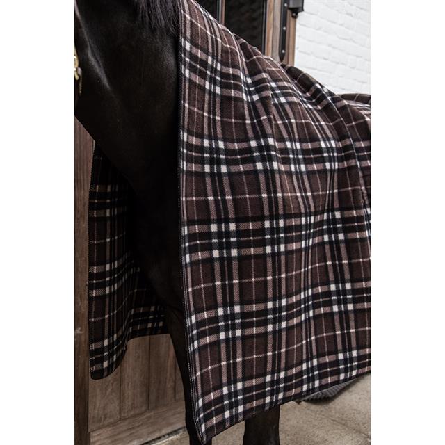 Zweetdeken Kentucky Heavy Fleece Square Bruin-mix