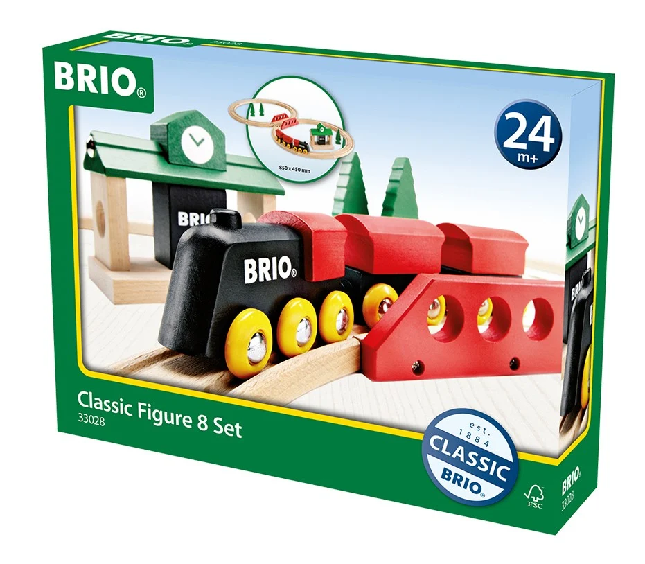BRIO - Togbane, klassisk 8-tals (33028)