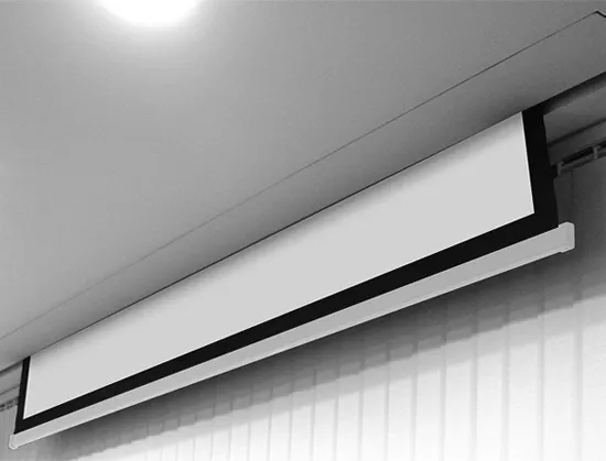 Avtek International Business Electric 240, Motoriseret, 2,35 m, 146,8 cm, 16:10, Sort, Hvid