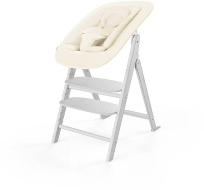 Cybex Click & Fold Matstol 4-in-1, All White