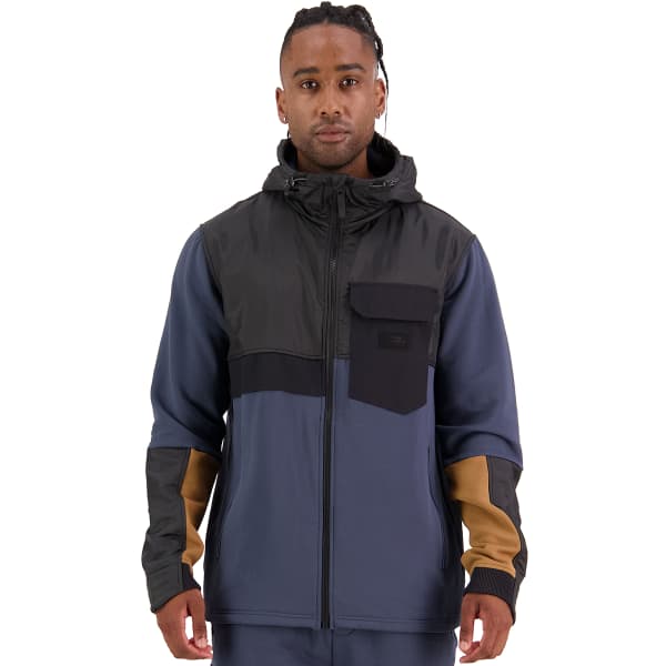 Veste polaire MONS ROYALE M DECADE MID HOODY BLOC MIDNIGHT/BLACK
