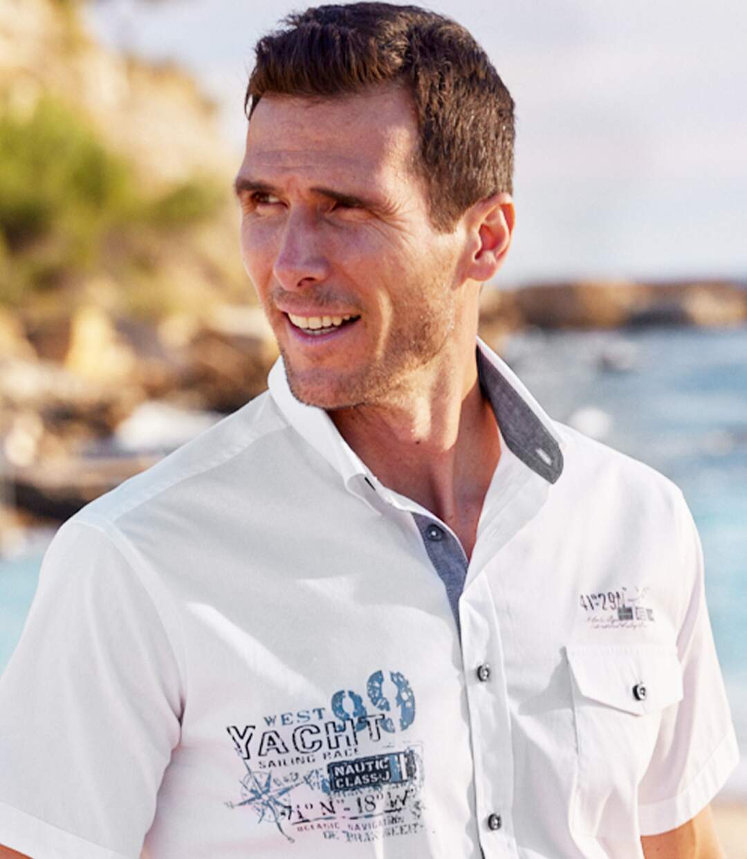 Chemisette Pilote Stretch Atlantic