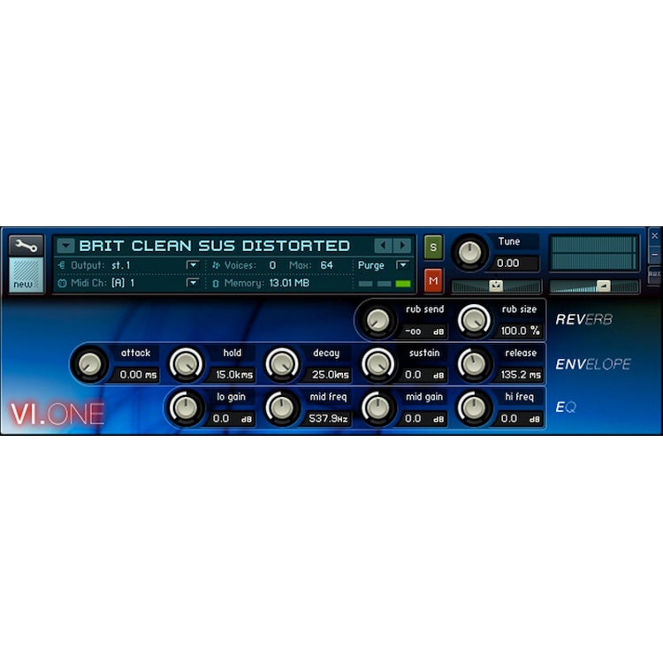 VIR2 VI ONE workstation software plug-in