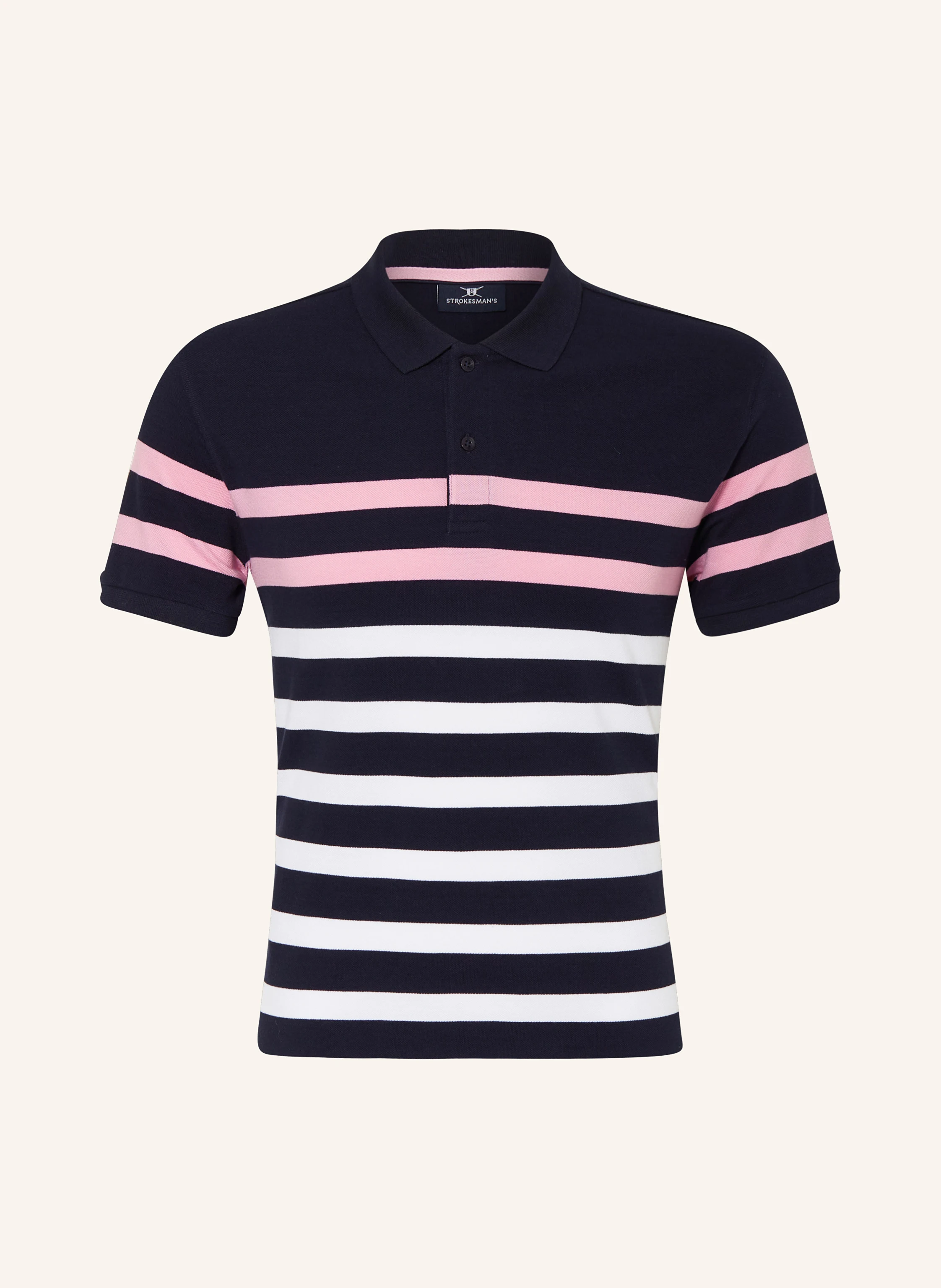 STROKESMAN'S Piqué-Poloshirt