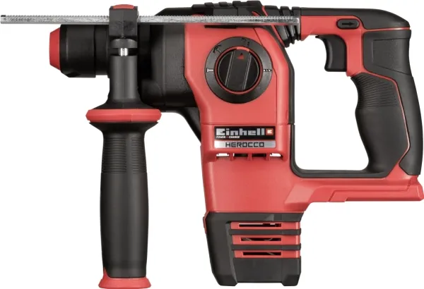 Einhell HEROCCO, Sort, Rød, 2 cm, 2,2 J, 5500 bpm or slag i minuttet, Batteri, 18 V - SOLO