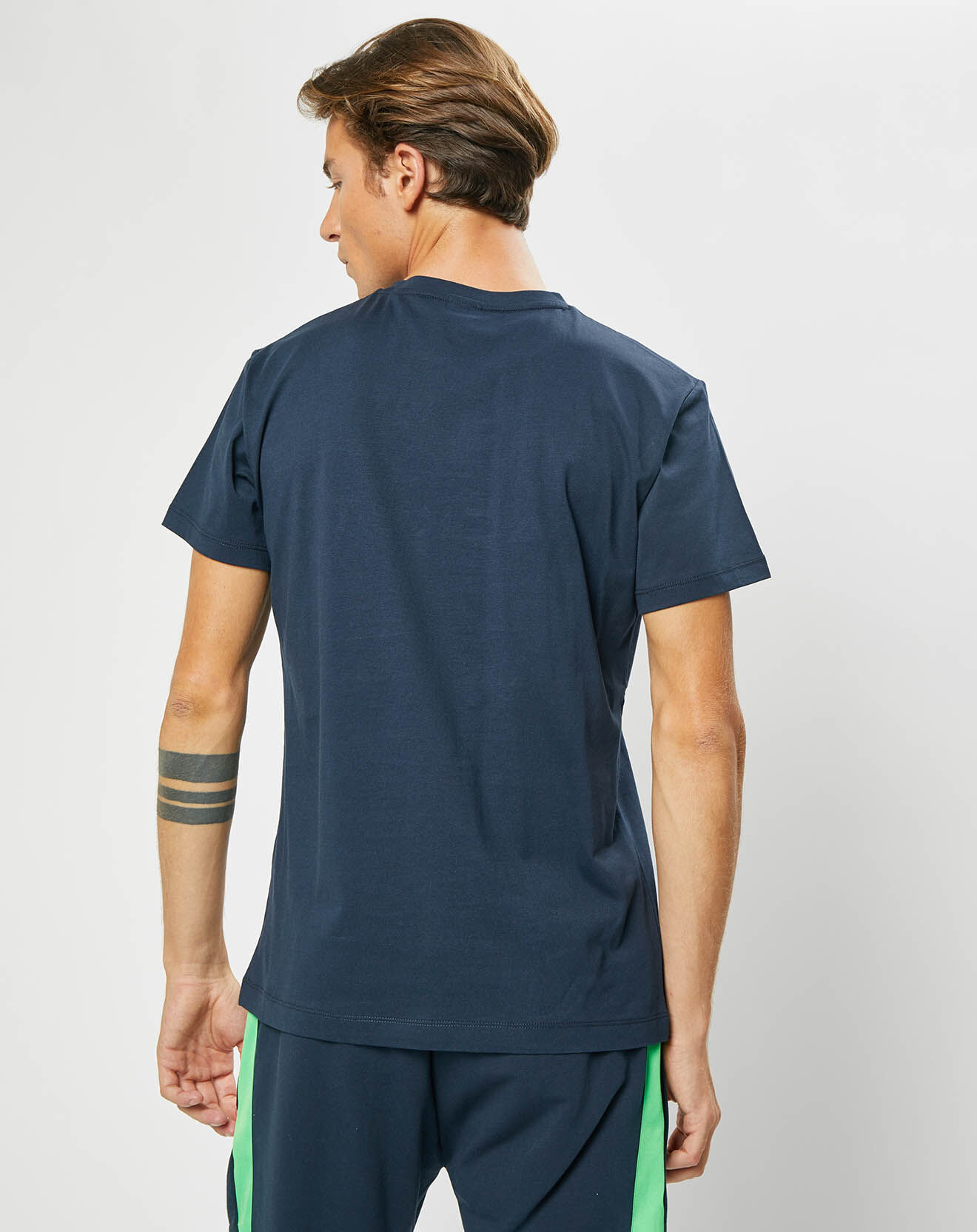 Hackett London T-Shirt Fluo Aston Martin Racing bleu marine
