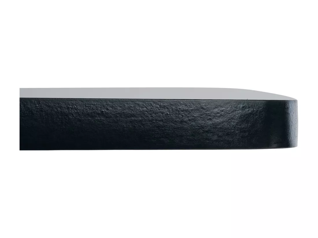 Table haute - carré - Bois - 60 x 60 cm - Noir / Noir - eckig