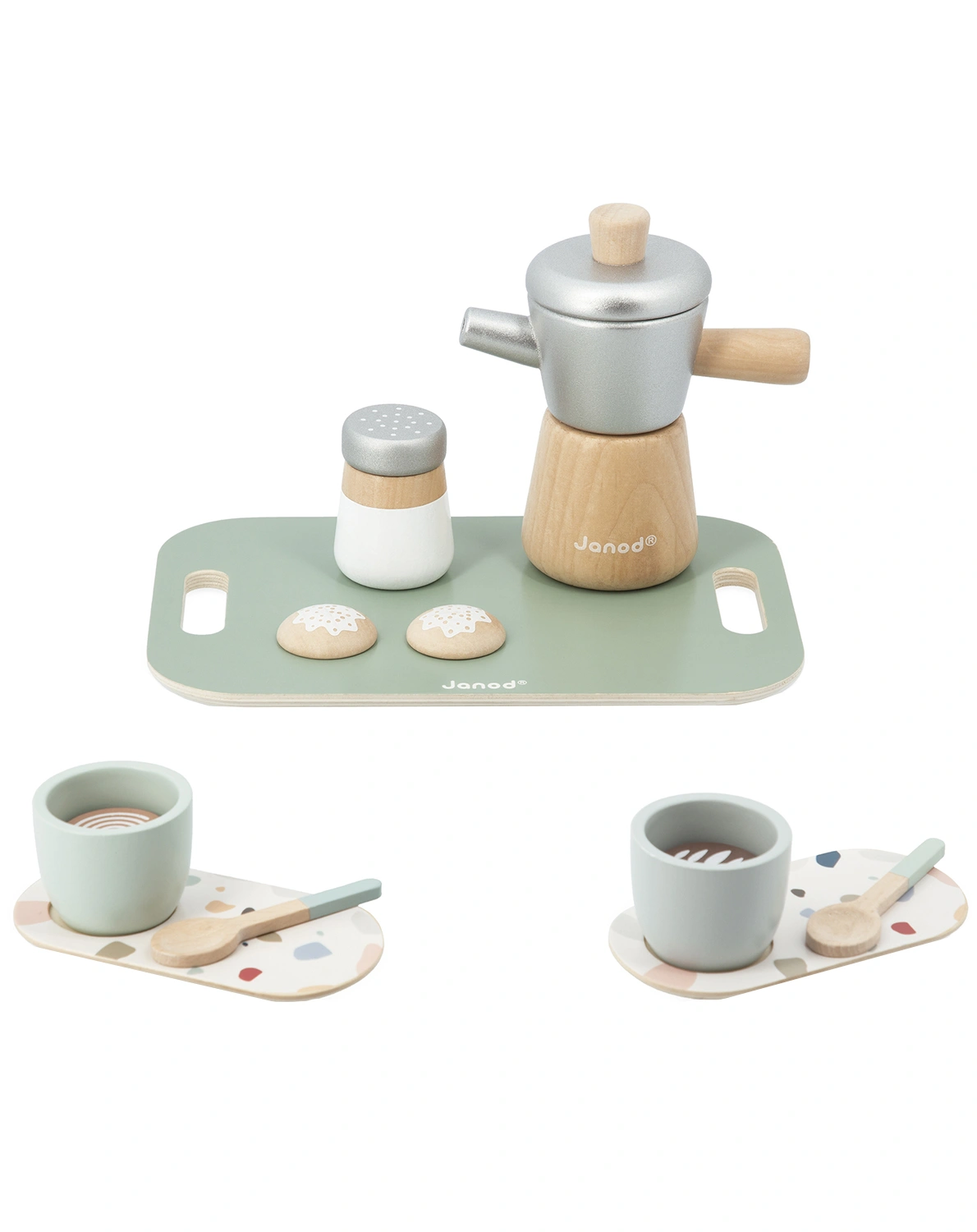 Spiel-Lebensmittel ITALIENISCHER KAFFEE aus Holz