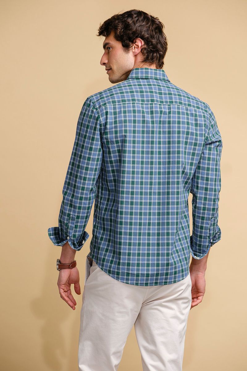 CAMISA AOS QUADRADOS REGULAR FIT