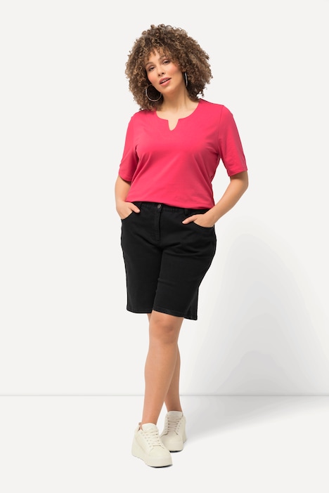 Jeansbermuda Mandy, 5-Pocket-Form, Komfortbund