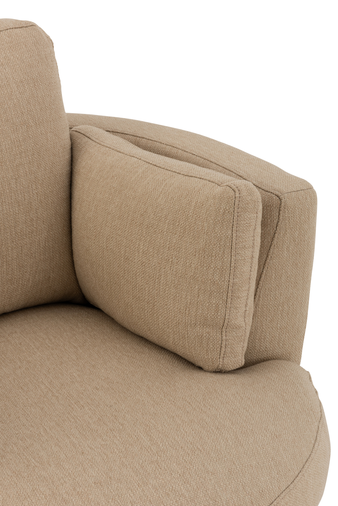 Fauteuil 360º donkerbeige