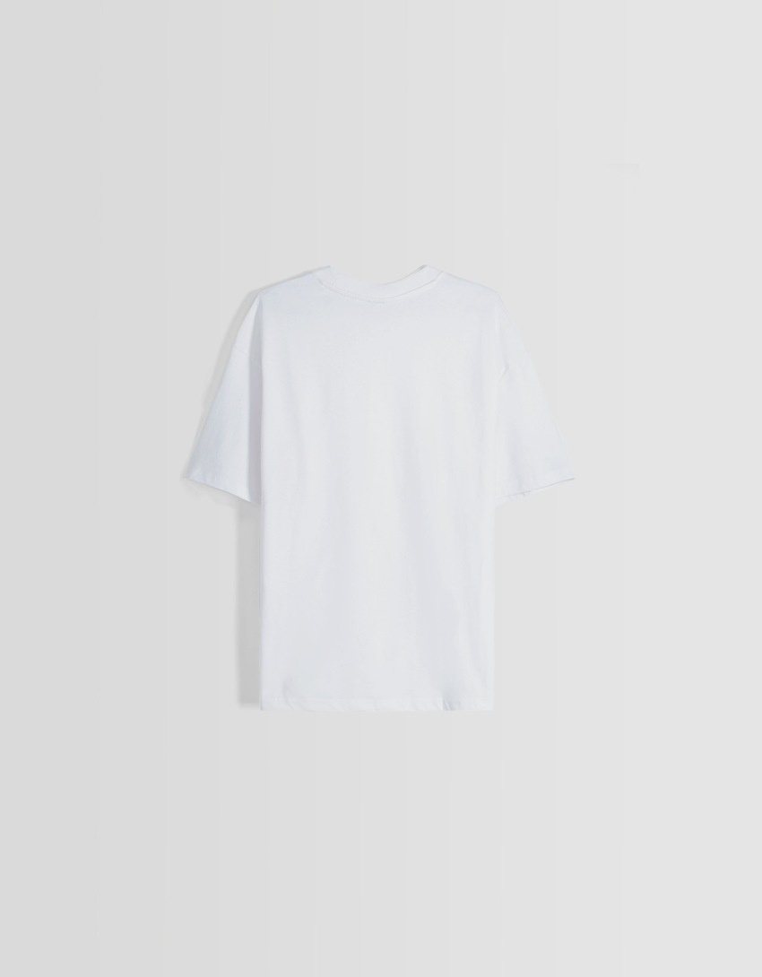 Camiseta de manga curta oversized