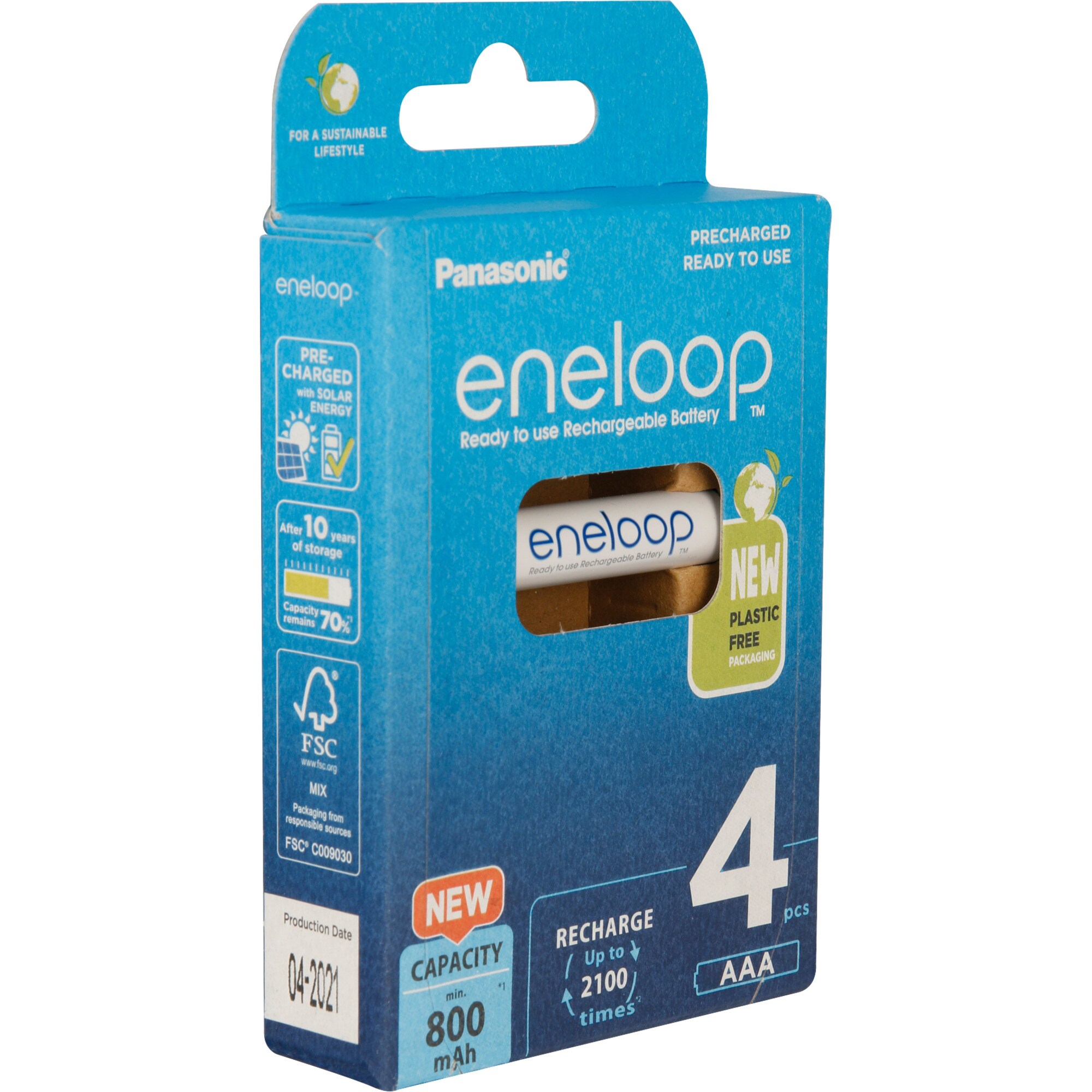 Panasonic Akku Akku eneloop, Micro AAA 1,2V