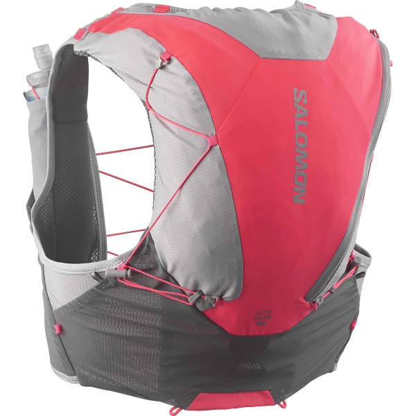 Sac trail SALOMON ADV SKIN 12 SET CASTELROCK/ALLOY/NEON FLAME