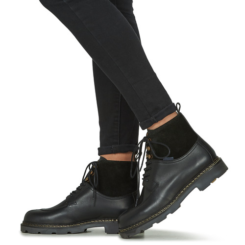 Pellet - VICTOIRE - Veau pull up / velours noir