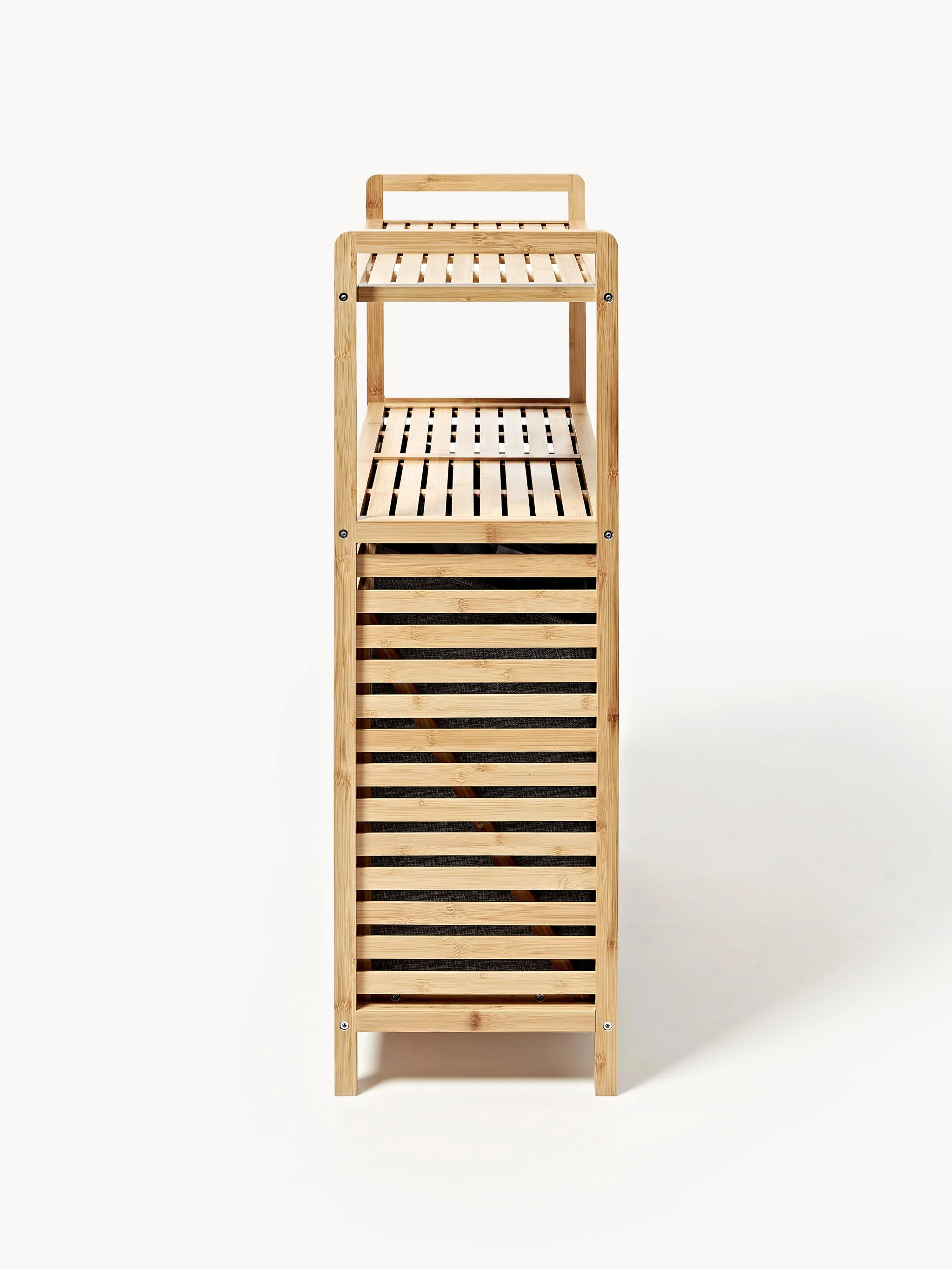 Bamboe badkamerplank Kit met wasmanden