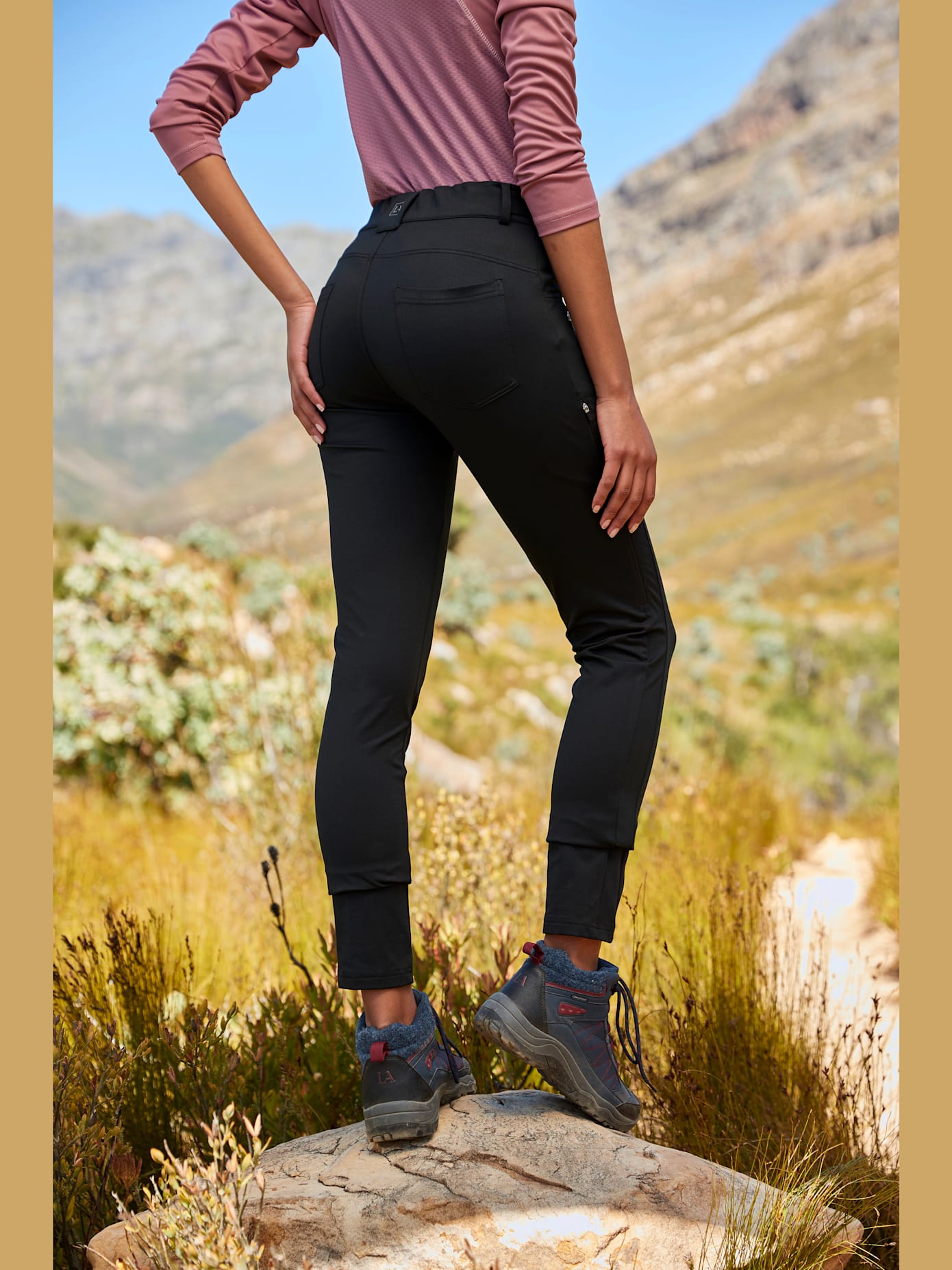Pantalon de trekking ceinture réglable