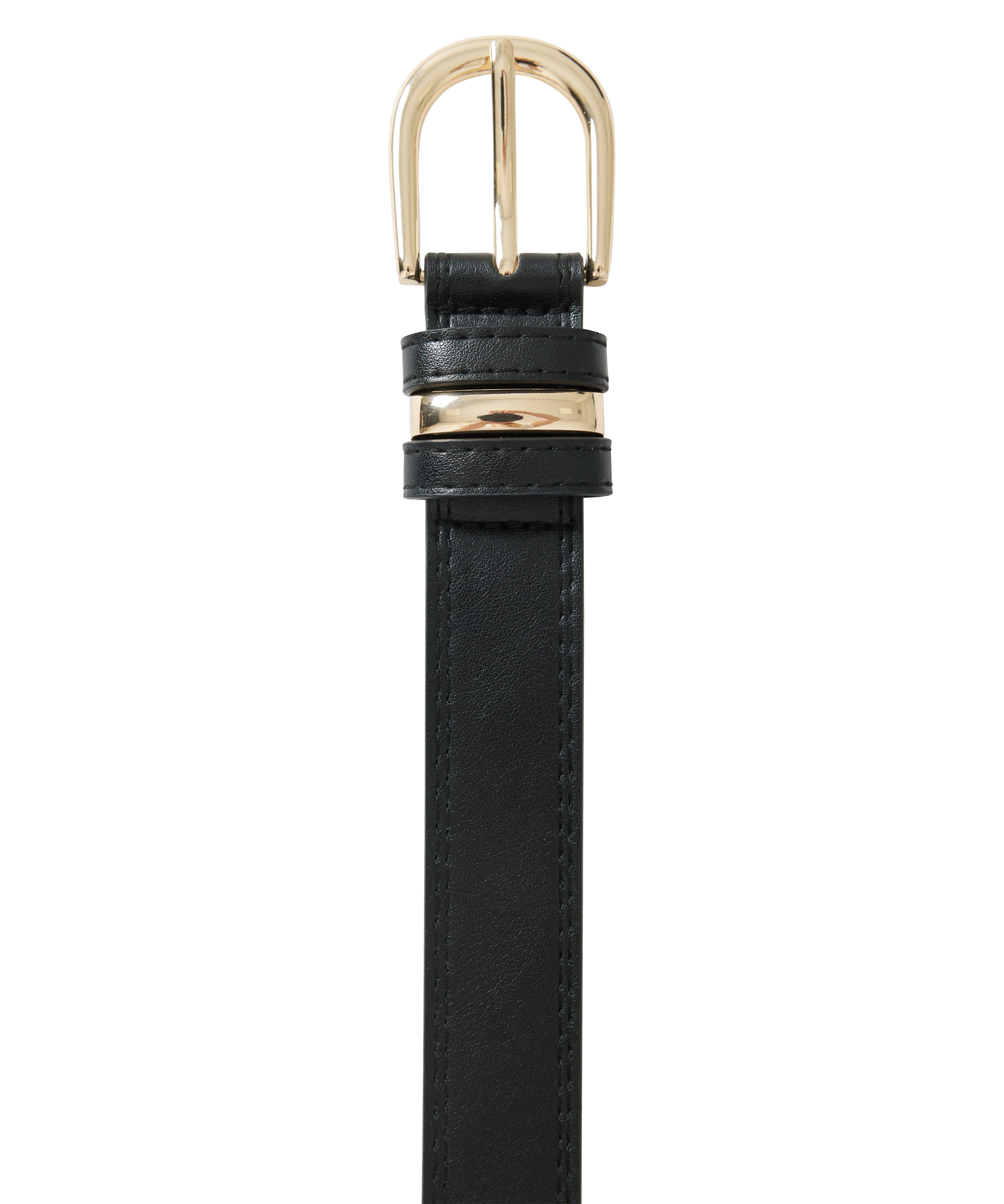riem met gouden gesp