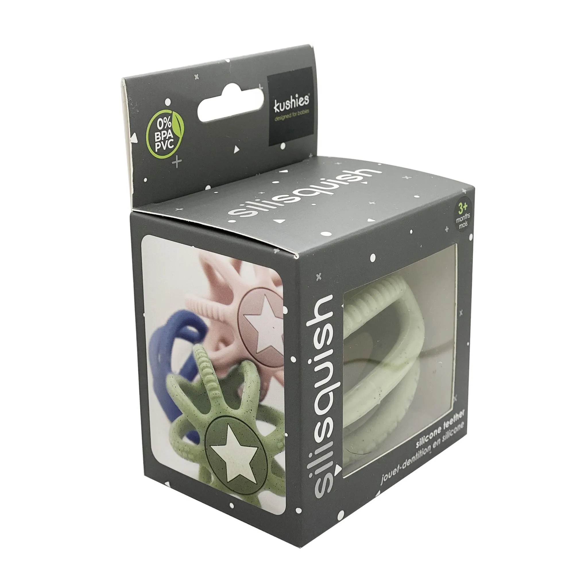 Kushies Jouet de Dentition Balle - Vert