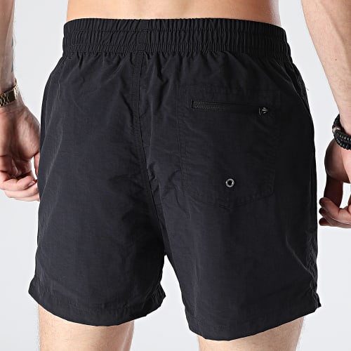 Short De Bain UTCB Noir Jaune Fluo
