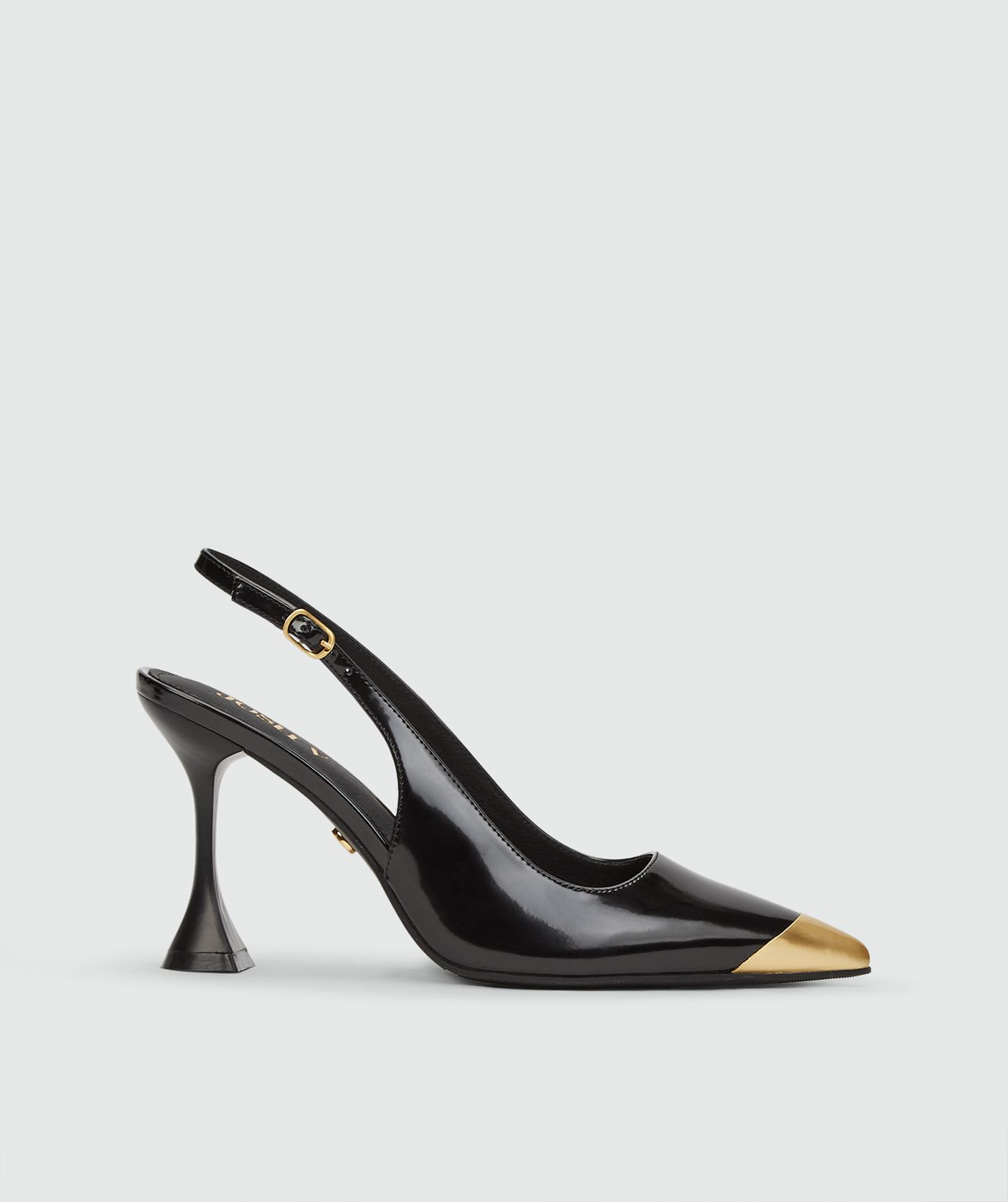 JV-ELEANNA slingback met gesp - black