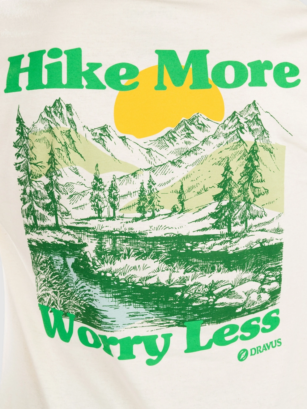 Dravus Worry Less T-Shirt cream