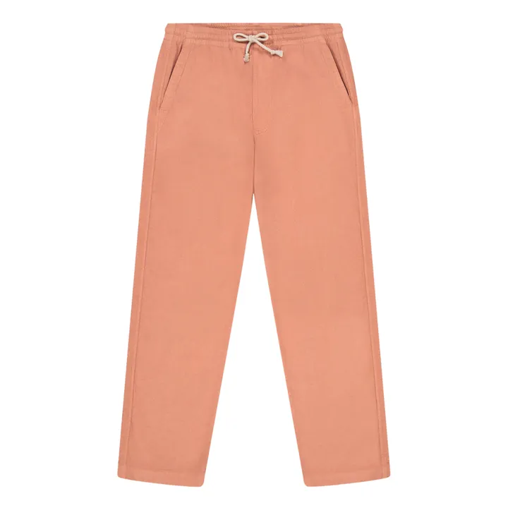 Olow Pantalon Hatha Coton Bio | Abricot