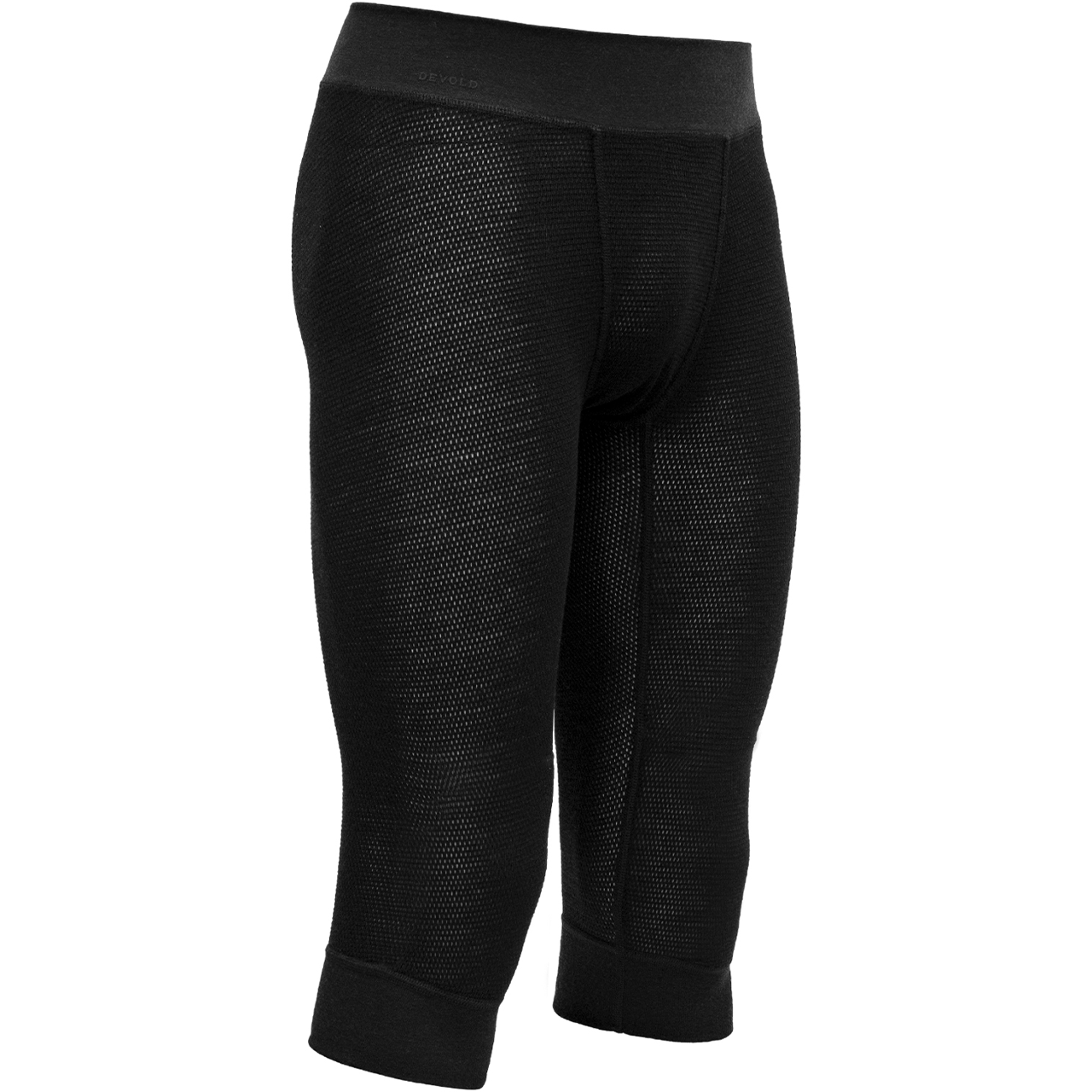 Devold Herren 3/4 Hose Merino 190 WOOL MESH caviar | Funktionsunterwäsche | Skibekleidung | Herren | XSPO-Fashion
