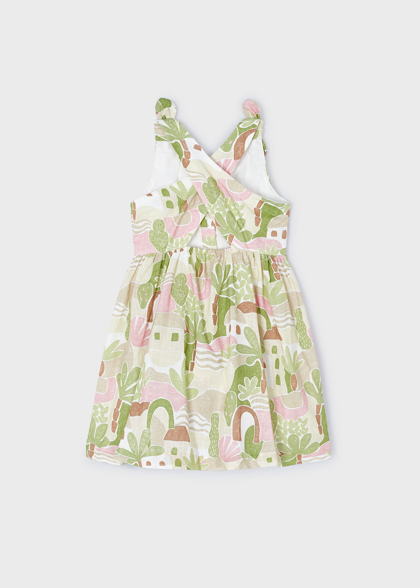 Vestido estampado Better Cotton para meninas