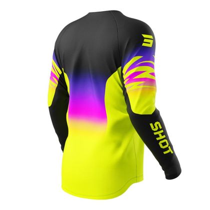 Maillot cross Shot DRAW - X-TREM - ENFANT - Noir / Jaune