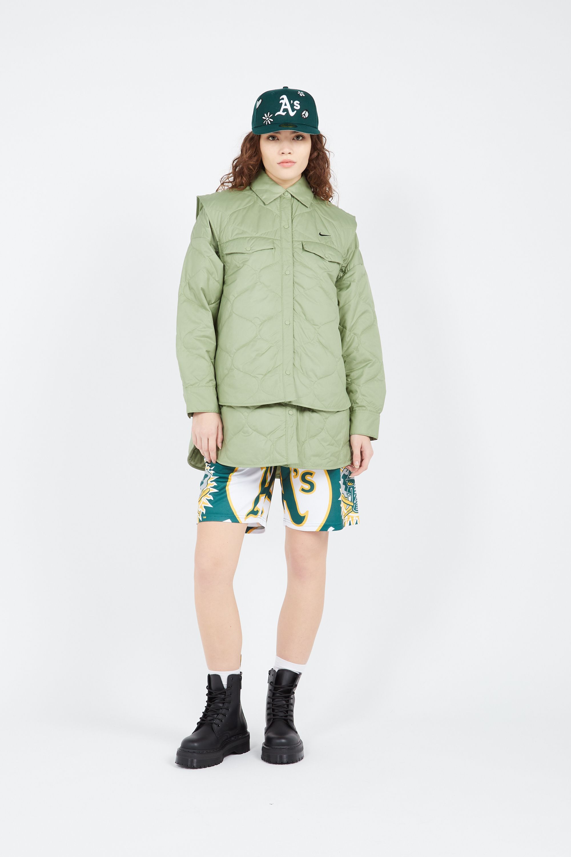 NIKE Veste QULT STD TRCH Vert